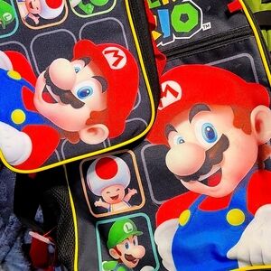 Super Mario 2 Piece Backpack / Lunch Set